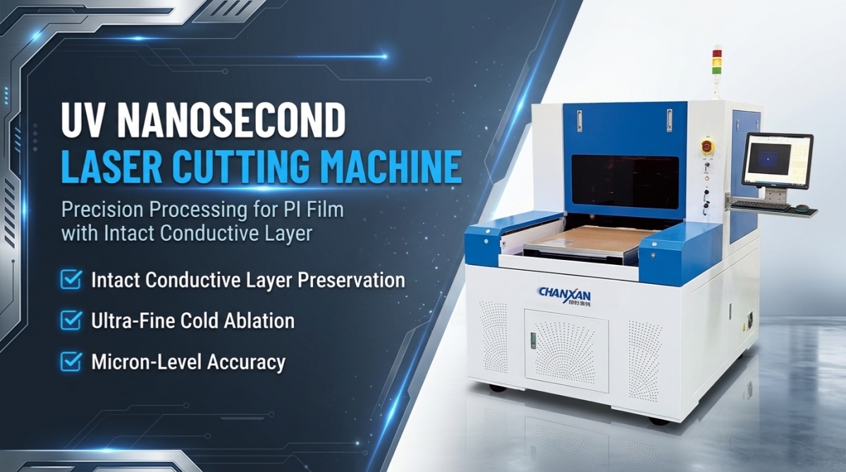 UV nanosecond laser cutting machine for PI heating film precision processing UV nanosecond laser cutting machine for PI heating film precision processing