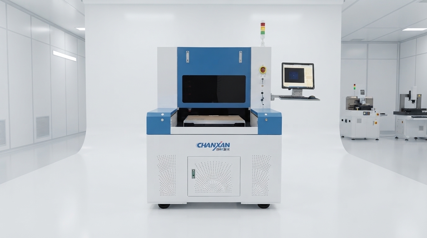 Picosecond laser cold‑ablation cutting sample of boron nitride sheet, zero‑delamination clean edge for semiconductor thermal ceramic gasket
