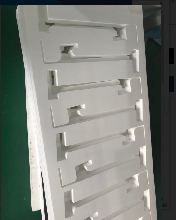 a lazer cutter to cut eva foam