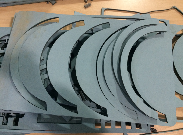 a lazer cutter to cut eva foam