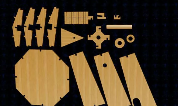 plantillas para bisagras de madera flexible corte laser