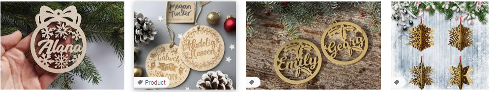 laser cut christmas decorations