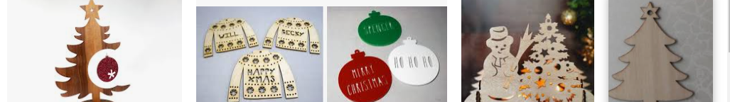 laser cut christmas decorations