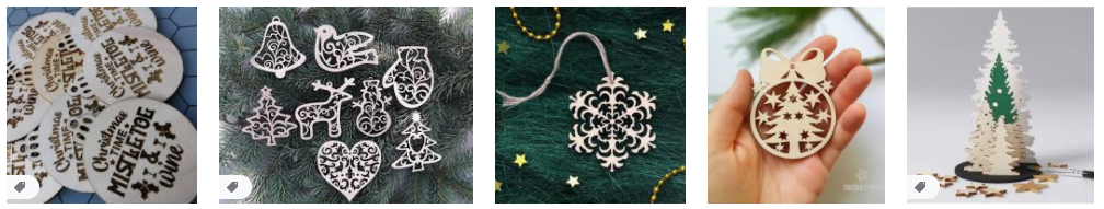 laser cut christmas decorations