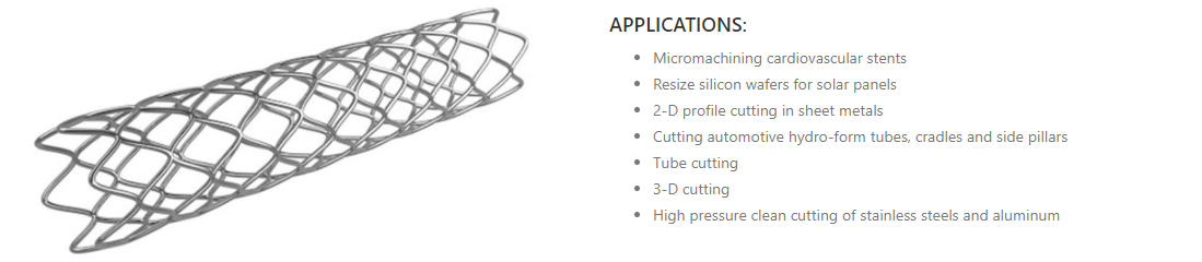 Femtosecond laser cut metal medical tubing