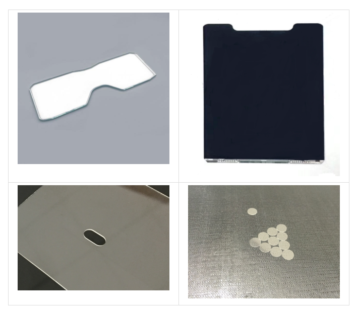 Laser filamentation glass cutting