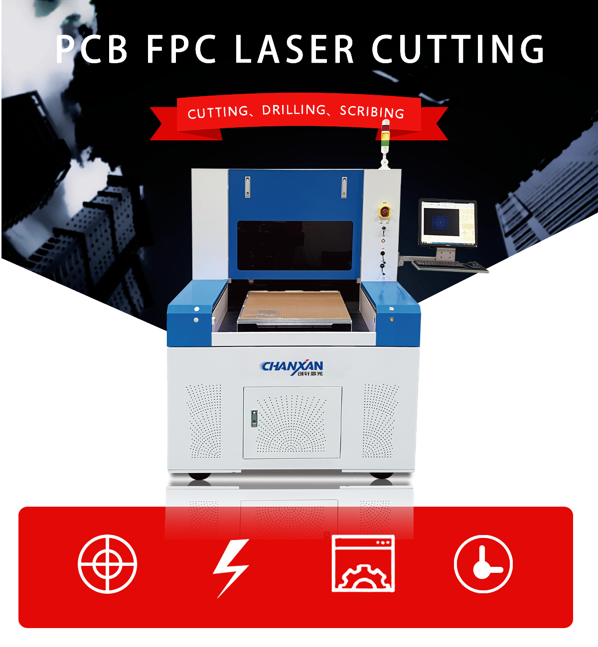 UV Laser Drilling Machine for Mico-holes