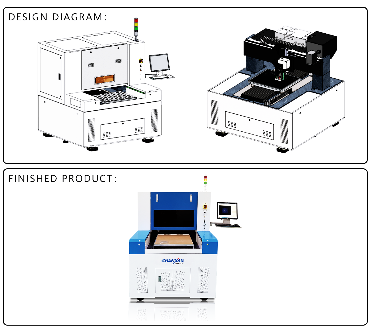 Laser Scribing Machine for Solar Cells/Wafer Silicon/Graphene/