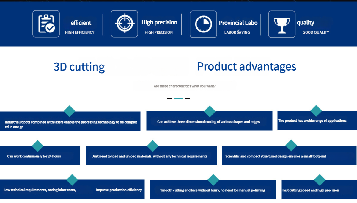 Automobile interior parts special-shaped cutting machine, nozzle three-dimensional cutting, automobile plastic parts