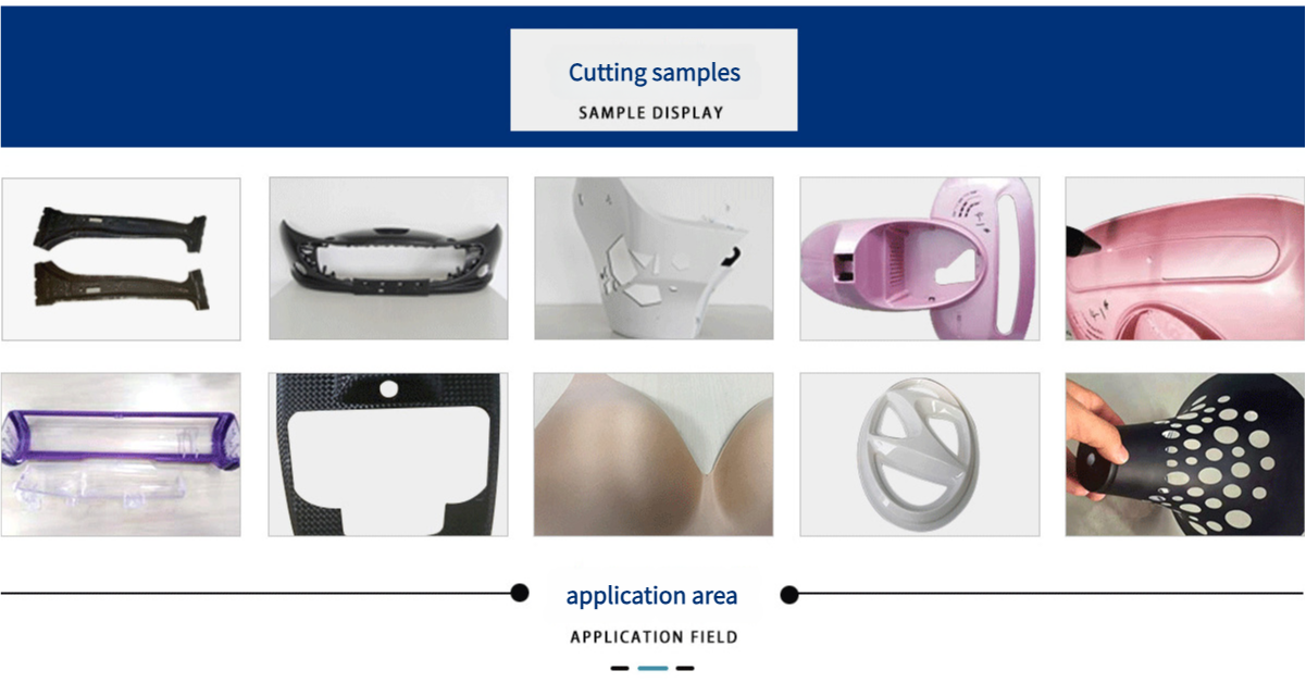Automobile interior parts special-shaped cutting machine, nozzle three-dimensional cutting, automobile plastic parts