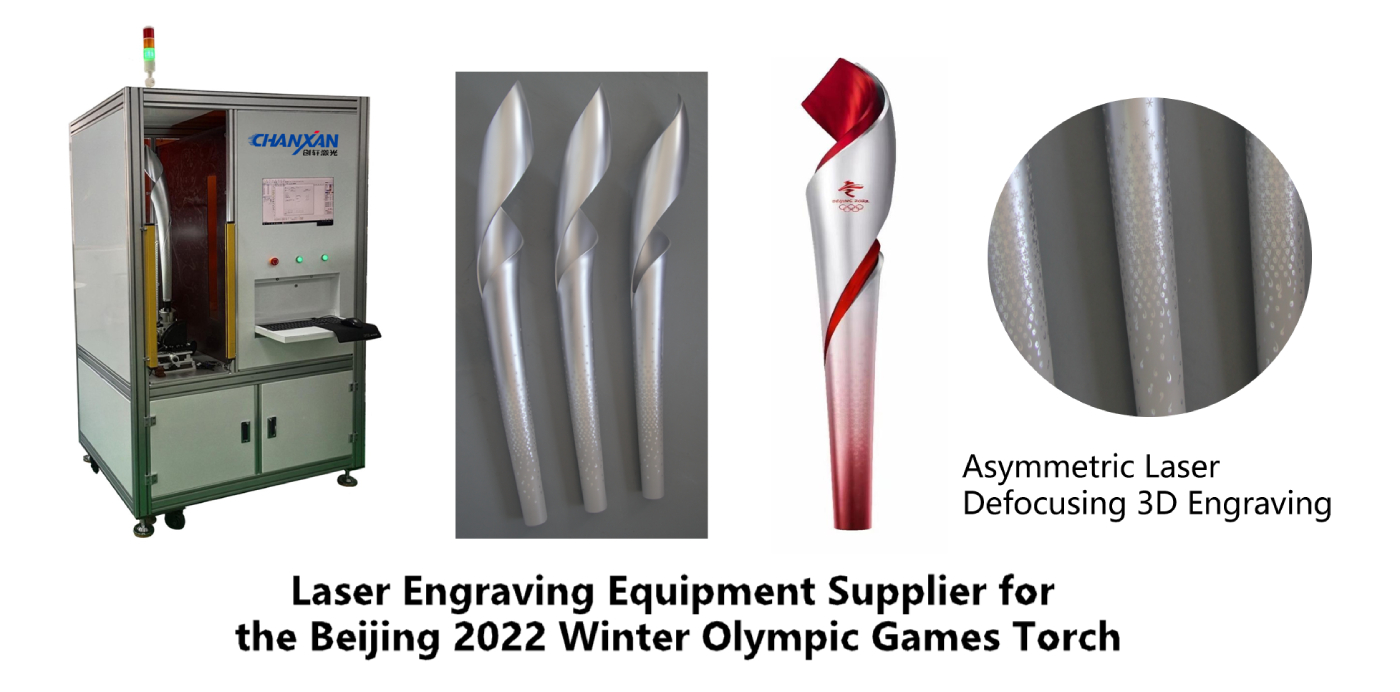 Chanxan Laser Provided Laser Engraving Equipment for the Beijing 2022 Winter Olympic Torch Chanxan Laser Provided Laser Engraving Equipment for the Beijing 2022 Winter Olympic Torch