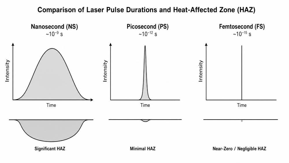 How to Choose the Right Ultrafast Laser: Picosecond vs Femtosecond vs Nanosecond How to Choose the Right Ultrafast Laser: Picosecond vs Femtosecond vs Nanosecond