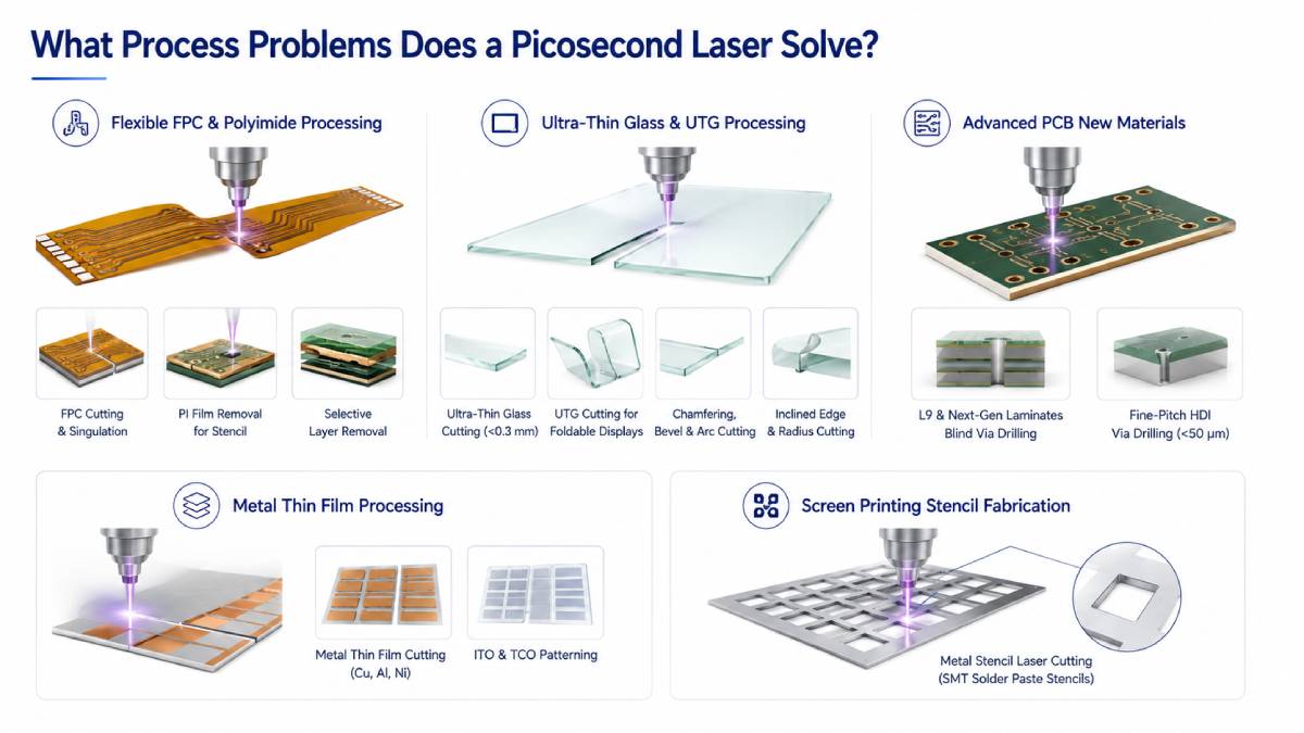 What Process Problems Does a Picosecond Laser Solve? What Process Problems Does a Picosecond Laser Solve?