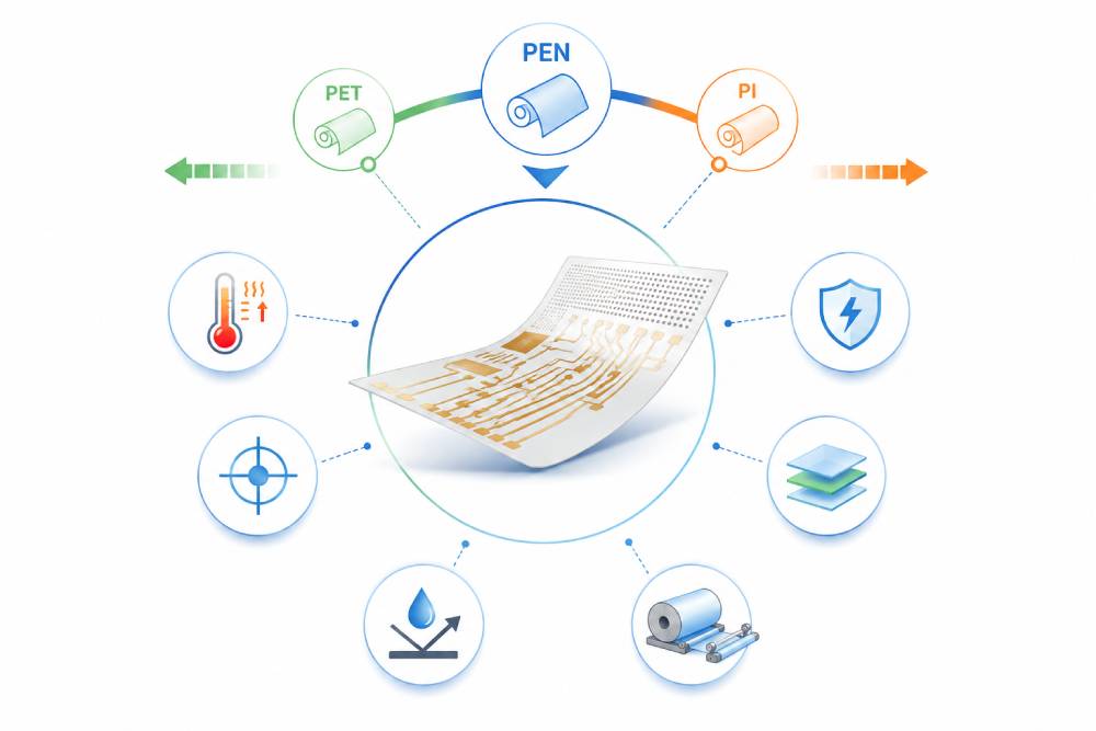 PEN(Polyethylene Naphthalate) laser cutting solution for flex pcb PEN(Polyethylene Naphthalate) laser cutting solution for flex pcb