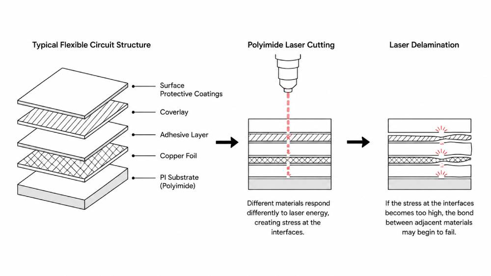 Delamination in Polyimide Laser Cutting: Root Causes and Prevention