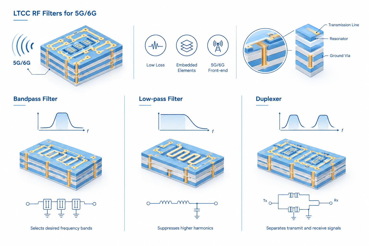 Laser Processing for 5G/6G LTCC: RF Modules Laser Processing for 5G/6G LTCC: RF Modules