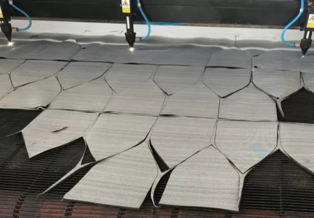 laser cutting machine lace fabric cutting