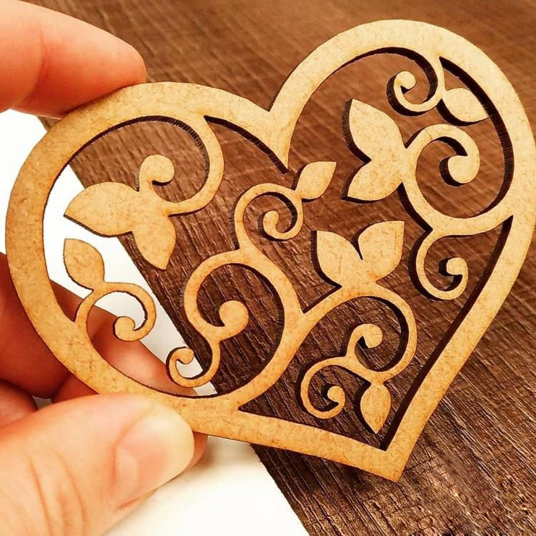 Corte a Laser Esqueleto Prancha Madeira