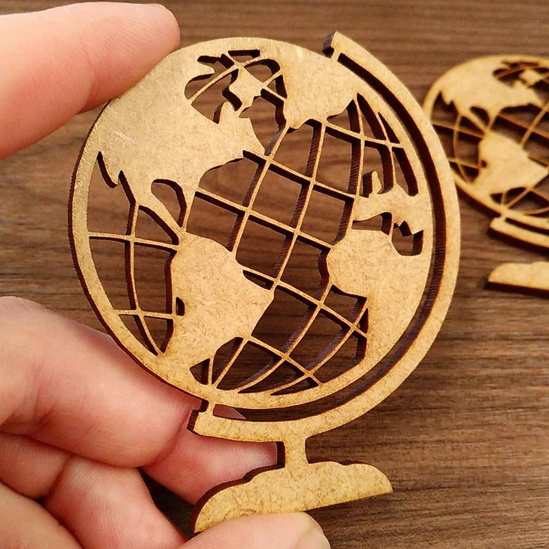 Corte a Laser Esqueleto Prancha Madeira