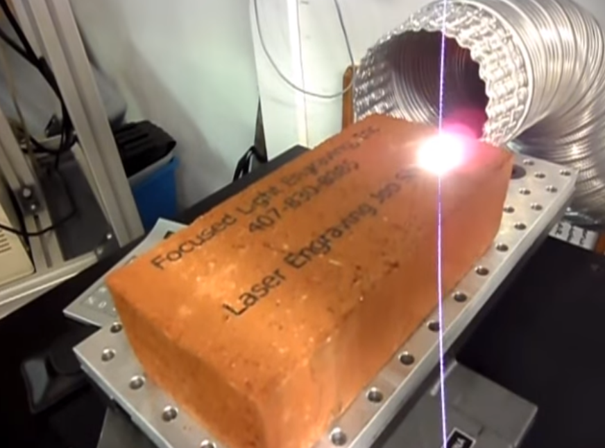 brick engraving machine