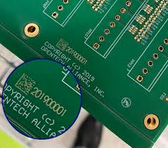Laser QR Code 2x2mm on PCB