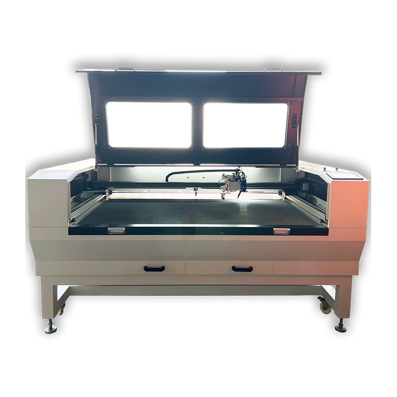 High-speed textile galvanometer laser cutting
