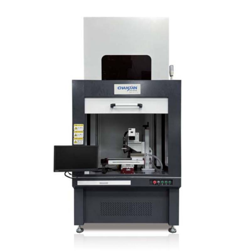 Vision-Guided Motion Compensation Laser Marking Machine