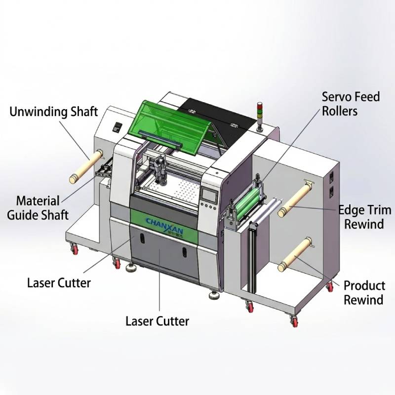 High-Precision CO2 Laser Non-Metal Cutting Machine