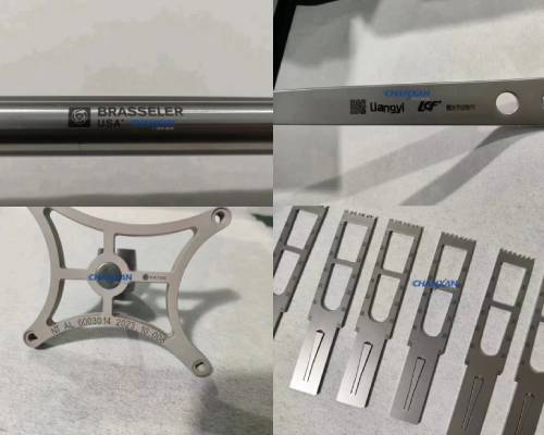 UDI laser marking on stainless steel