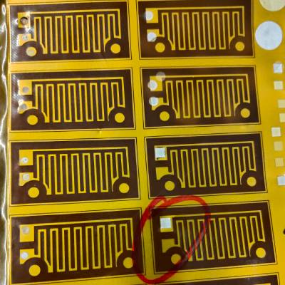 Electric heating film cutting