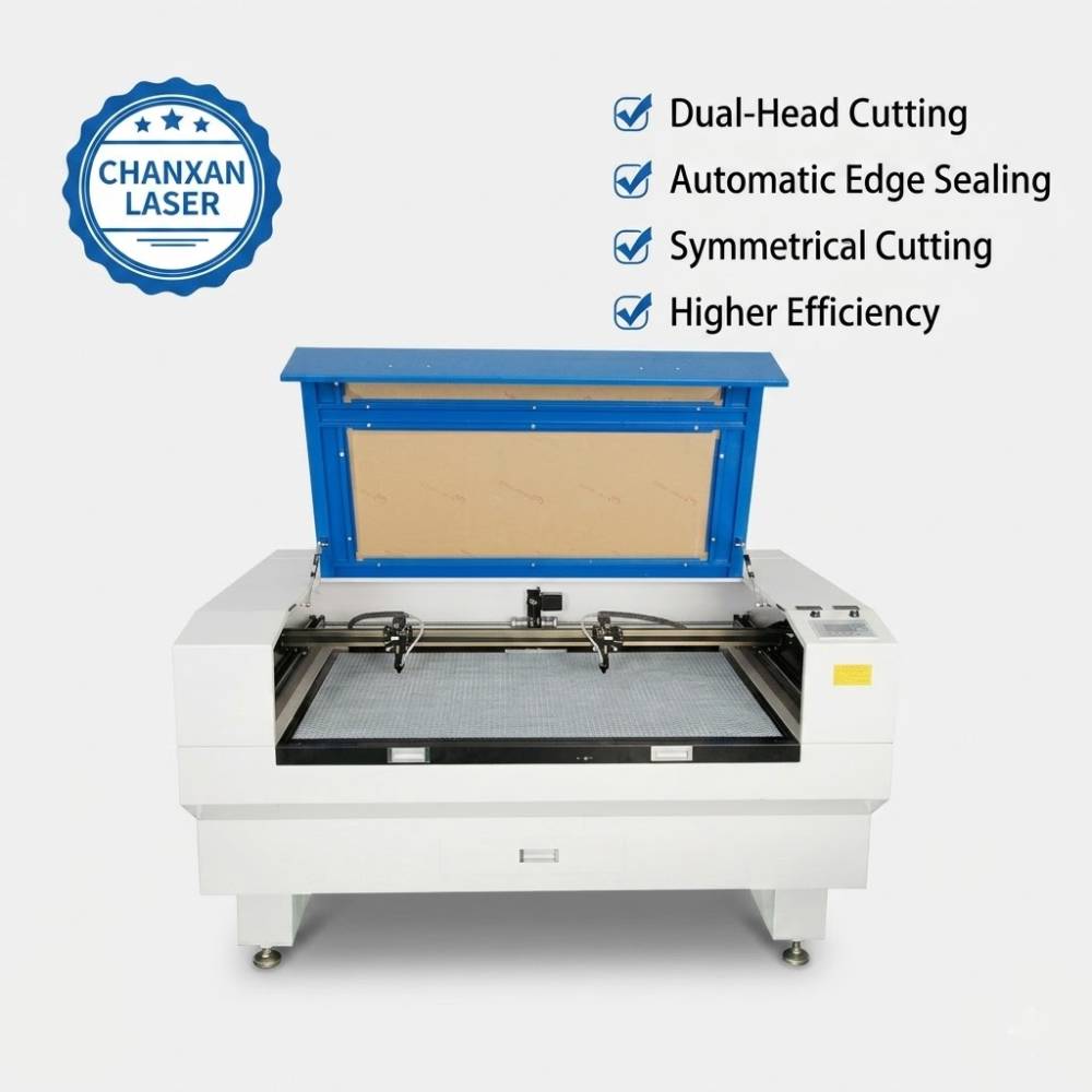 Dual-Head CO2 Laser Cutting Machine
